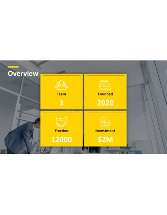 Startup Pitch Deck powerpoint animation template
