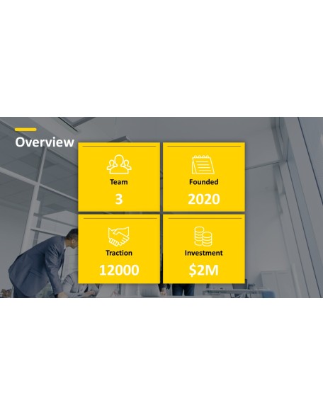 Startup Pitch Deck powerpoint animation template