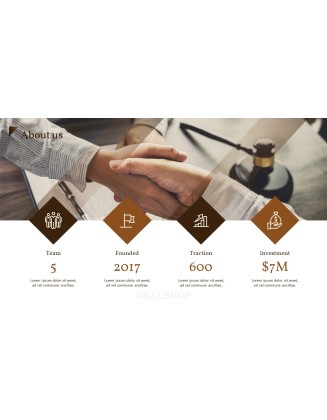 Law Firm Pitch Deck PowerPoint Presentation Animation Templates
