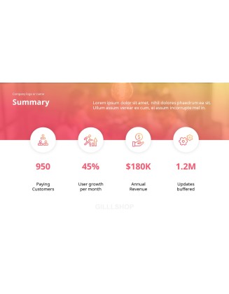 Company Pitch Deck Presentation Animation Templates