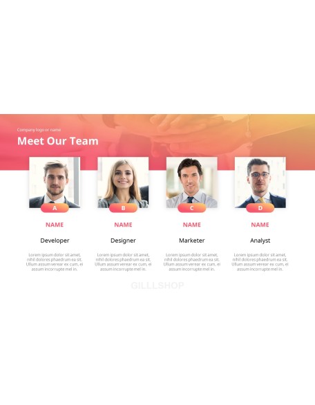 Company Pitch Deck Presentation Animation Templates