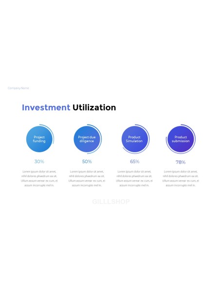 Startup Pitch Deck Animated Slides Presentation Design