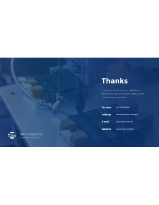 Animated Templates - Semiconductor Investor Deck Theme PT Templates