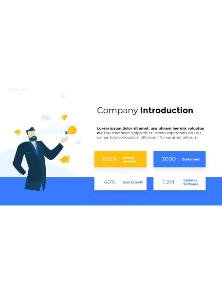 Business Illustration Pitch Animation Templates
