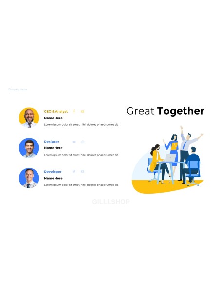 Business Illustration Pitch Animation Templates