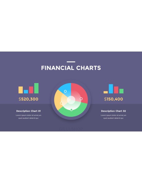 Financial Business Creative Report PPT Templates Animation Design