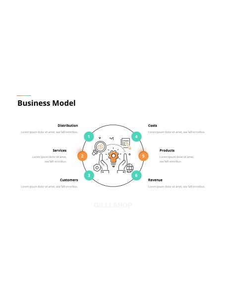 Animated Templates - Line Icon Minimal Presentation PowerPoint