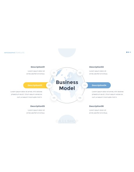 Infographic Flat Design Animated Template