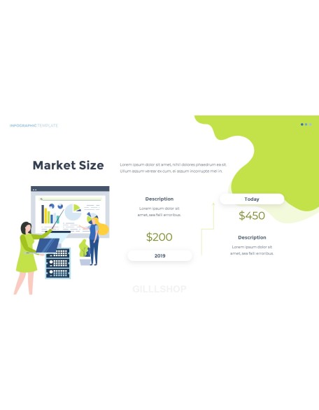 Infographic Flat Design Animated Template