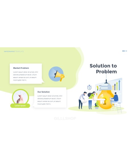 Infographic Flat Design Animated Template