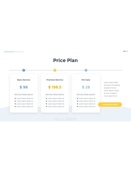 Infographic Flat Design Animated Template