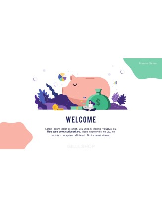 Financial Service Group Design Slides Business Animated Presentation