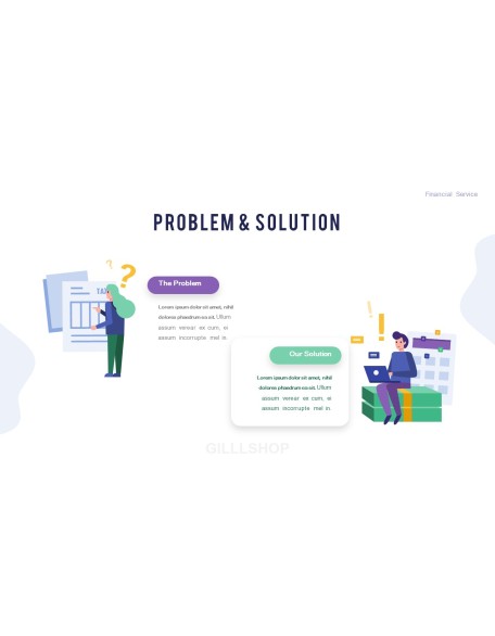 Financial Service Group Design Slides Business Animated Presentation