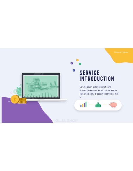 Financial Service Group Design Slides Business Animated Presentation