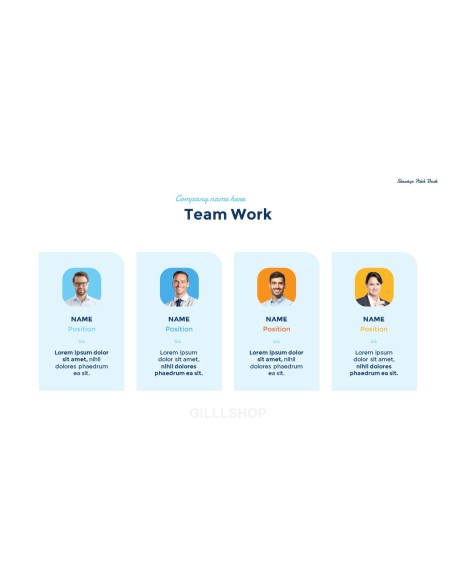 Startup Business Design Pitch Deck PPT animation templates