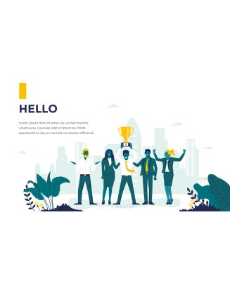 Business Pitch Deck Animated Slides in PowerPoint