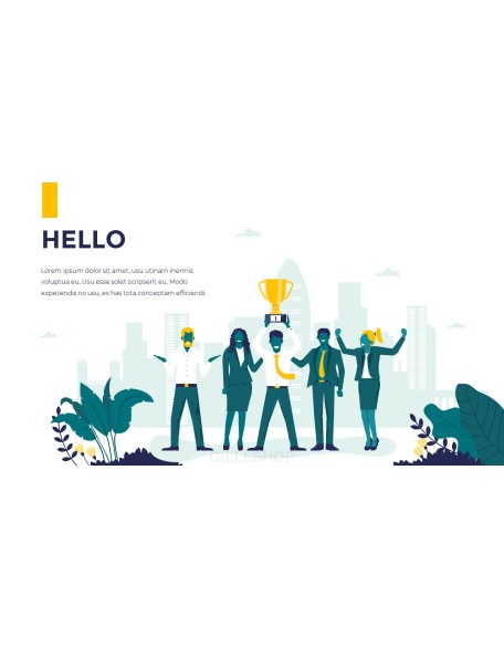 Business Pitch Deck Animated Slides in PowerPoint