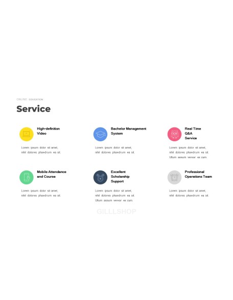 Online Education Service Best PowerPoint Presentations Animated Slides