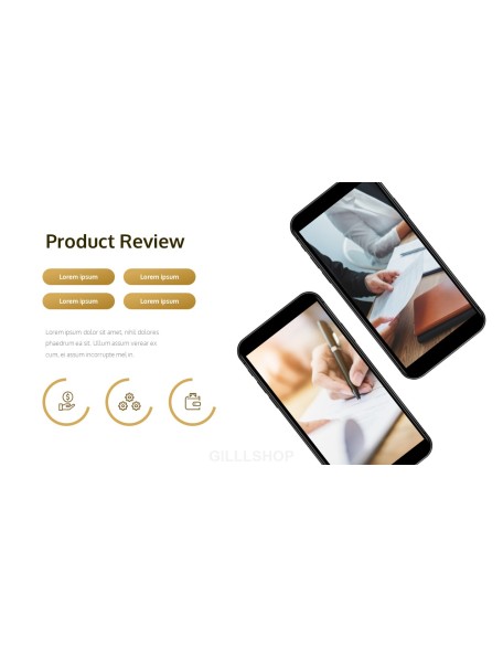 Business Report Easy PPT Template Animated Slides