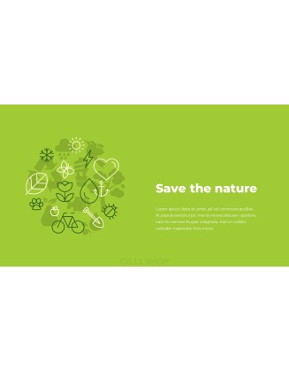 Green Business animated Presentation Templates