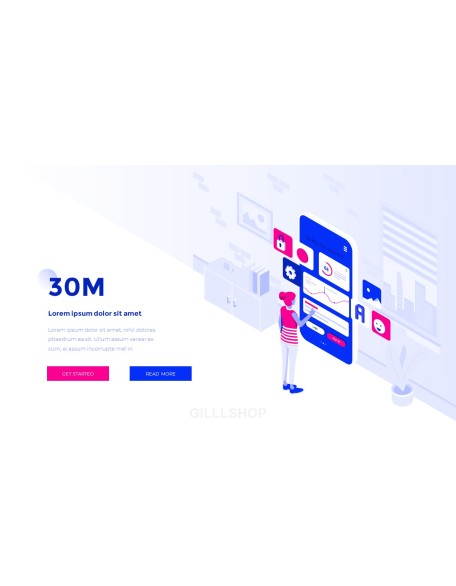 Simple Pitch Deck Template Animated Slides