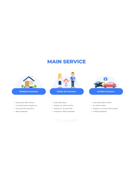 Insurance Services Pitch Deck Animated Design