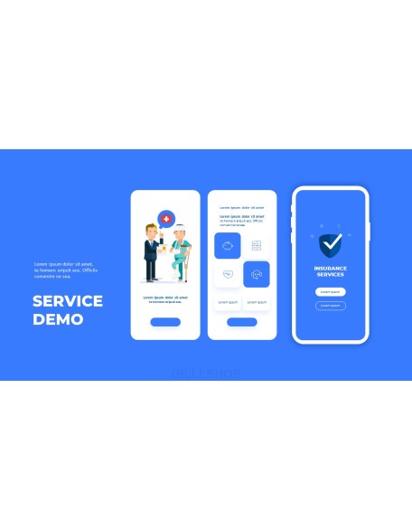 Insurance Services Pitch Deck Animated Design