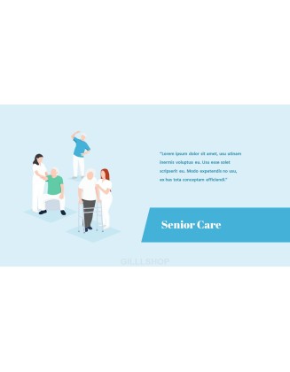 Senior Care Pitch Deck animated Template