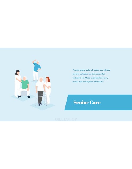 Senior Care Pitch Deck animated Template