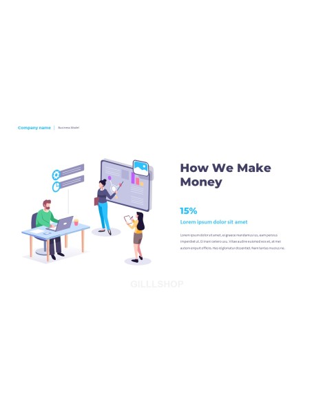 Business Concept Pitch Deck Animation Template PPT Background