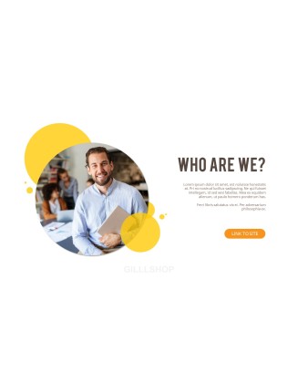 Startup Pitch Deck Circle Animation Design Template