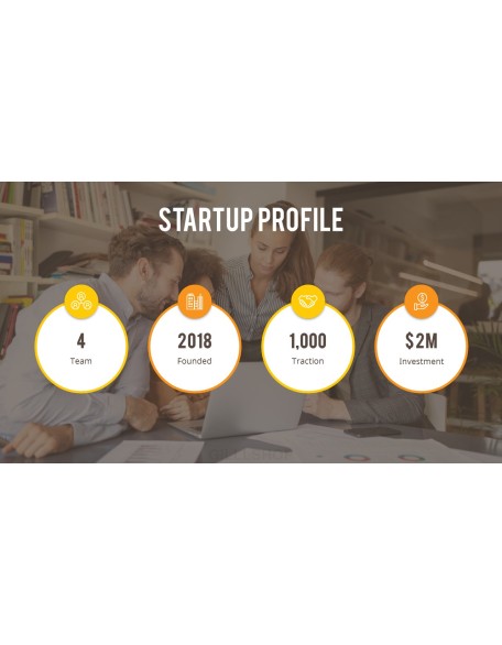 Startup Pitch Deck Circle Animation Design Template