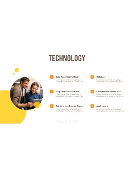 Startup Pitch Deck Circle Animation Design Template