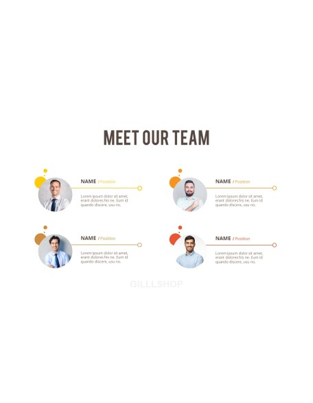 Startup Pitch Deck Circle Animation Design Template
