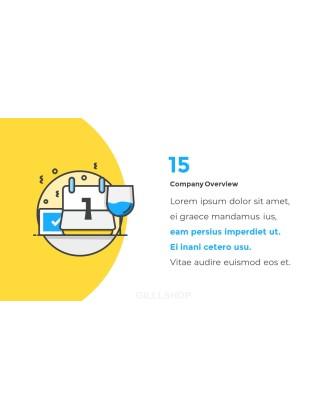 Flat Design Layout Pitch Deck animated Template powerpoint animation