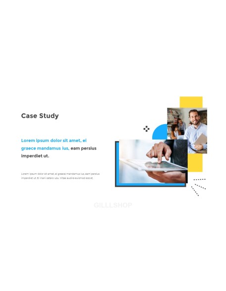 Flat Design Layout Pitch Deck animated Template powerpoint animation