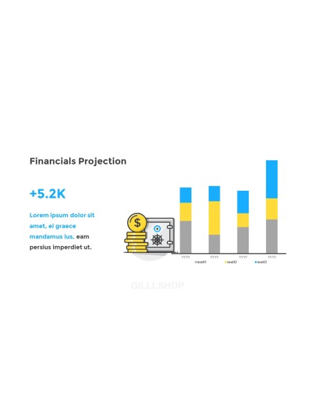 Flat Design Layout Pitch Deck animated Template powerpoint animation