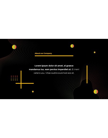 Electronic Pattern Pitch Deck Design animated PowerPoint Templates powerpoint animation