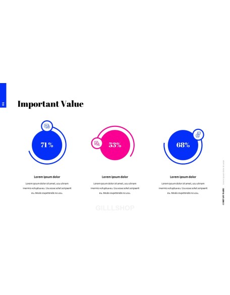 Simple Color Pitch Deck Template Animated Slides powerpoint animation
