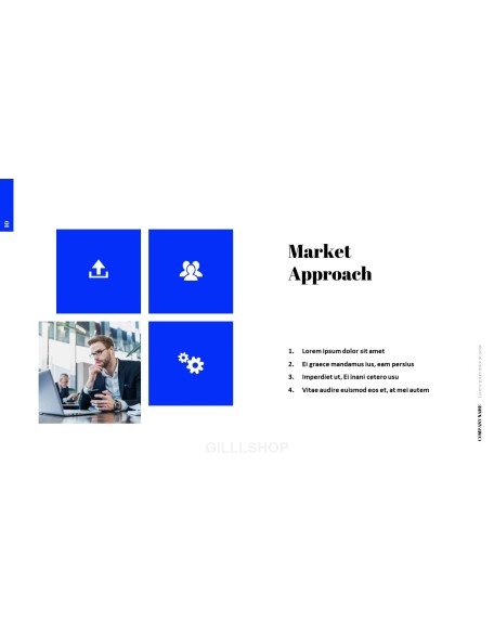 Simple Color Pitch Deck Template Animated Slides powerpoint animation