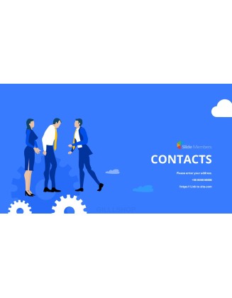 Blue Pitch Deck Template Design Animation Templates powerpoint animation