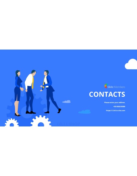 Blue Pitch Deck Template Design Animation Templates powerpoint animation