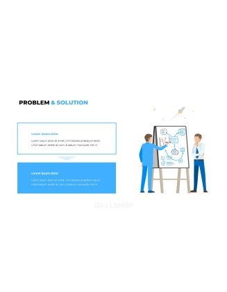 Blue Business Illustration Pitch Deck Powerpoint Presentation Video powerpoint animation