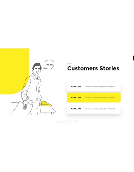 Line Business Illustration Pitch Deck Presentation Animated Slides powerpoint animation