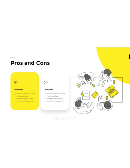 Line Business Illustration Pitch Deck Presentation Animated Slides powerpoint animation