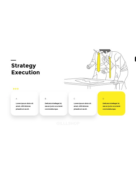 Line Business Illustration Pitch Deck Presentation Animated Slides powerpoint animation