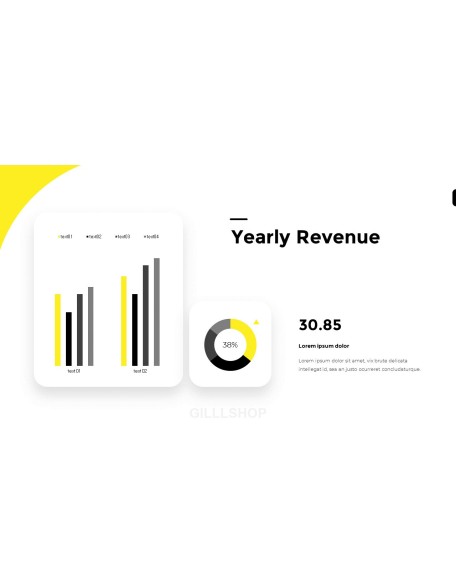 Line Business Illustration Pitch Deck Presentation Animated Slides powerpoint animation