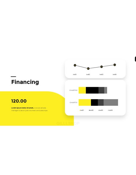 Line Business Illustration Pitch Deck Presentation Animated Slides powerpoint animation