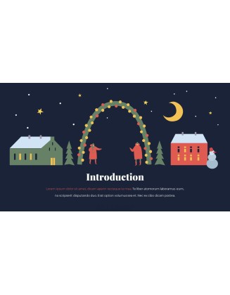 Christmas Fair Design Pitch Deck Animation Templates