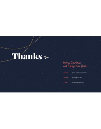 Christmas Fair Design Pitch Deck Animation Templates